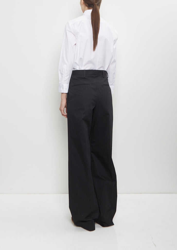 Cotton Portias Pants — Black