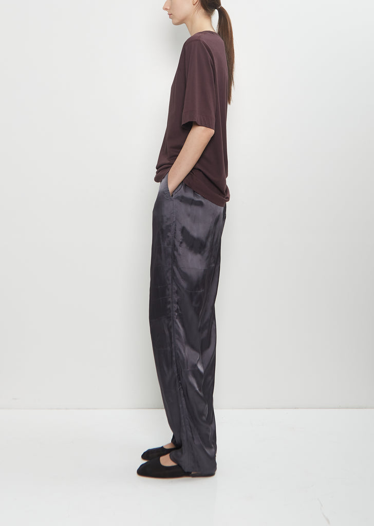 Cotton Hatro Short Sleeve T-Shirt — Burgundy