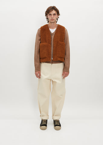 Zip Wool Vest