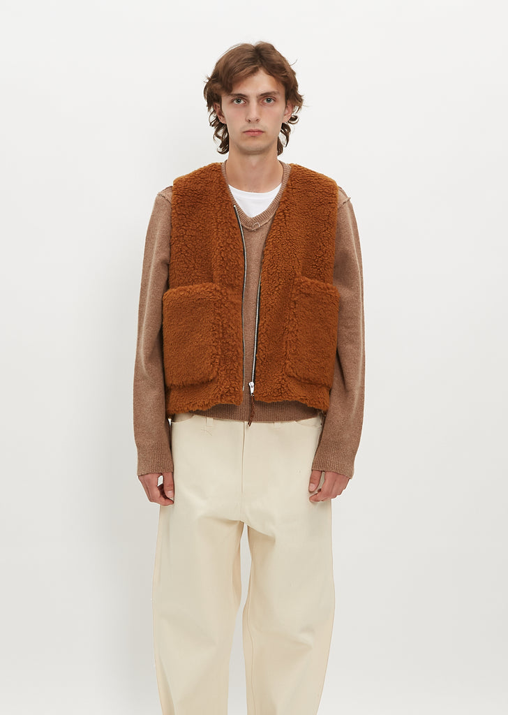Zip Wool Vest