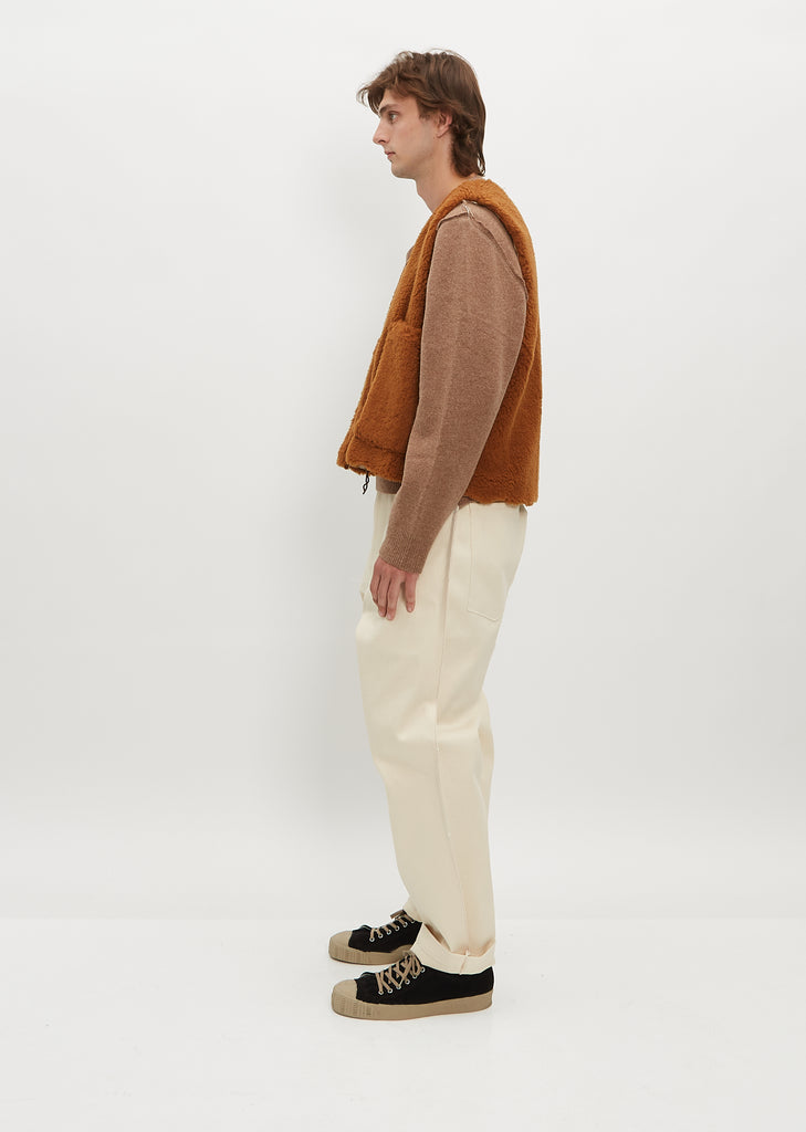 Zip Wool Vest