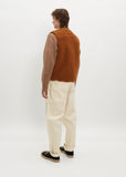 Zip Wool Vest