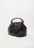Leather Clasp Crisp Bag
