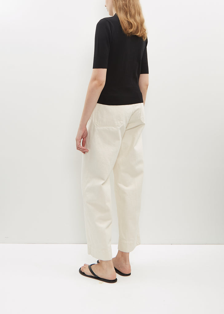 Wide Jean Trousers