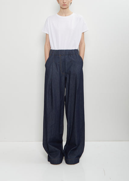 Cotton Denim Pila Pants – La Garçonne