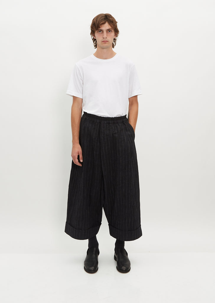 The Baker Trouser — Pinstripe Flint