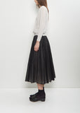 Stretch Cotton Cardigan — Low White