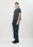 Kukku Kakku Cotton Silk Blouse — Navy