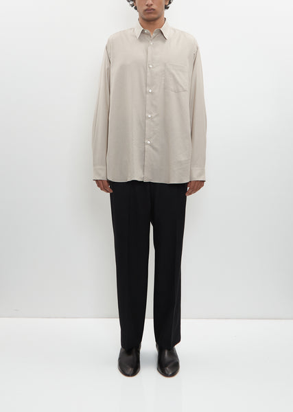 CANCLINI L/S Oversized Regular Collar Shirt – Graphpaper