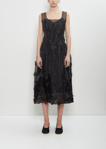 Organza Balconette Detail Dress – La Garçonne