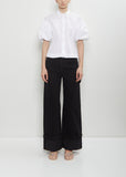 Cotton Straight Cut Boyfriend Jeans