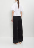 Cotton Straight Cut Boyfriend Jeans