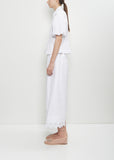Cotton Puff Sleeve Shirt — White