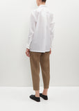 Fastened Cotton Blend Shirt