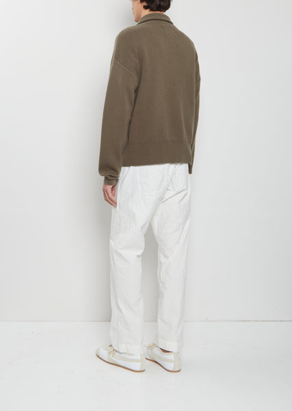 n°319 Xtra Out Cashmere Cardigan — Army – La Garçonne