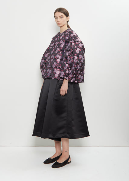 ジャケット・アウター Rosarymoon Fluffy Jacquard Quilted Coat rosarymoon Fluffy Jacquard Quilted Coat