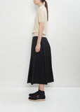 Cashmere Short Sleeve Cardigan — Beige