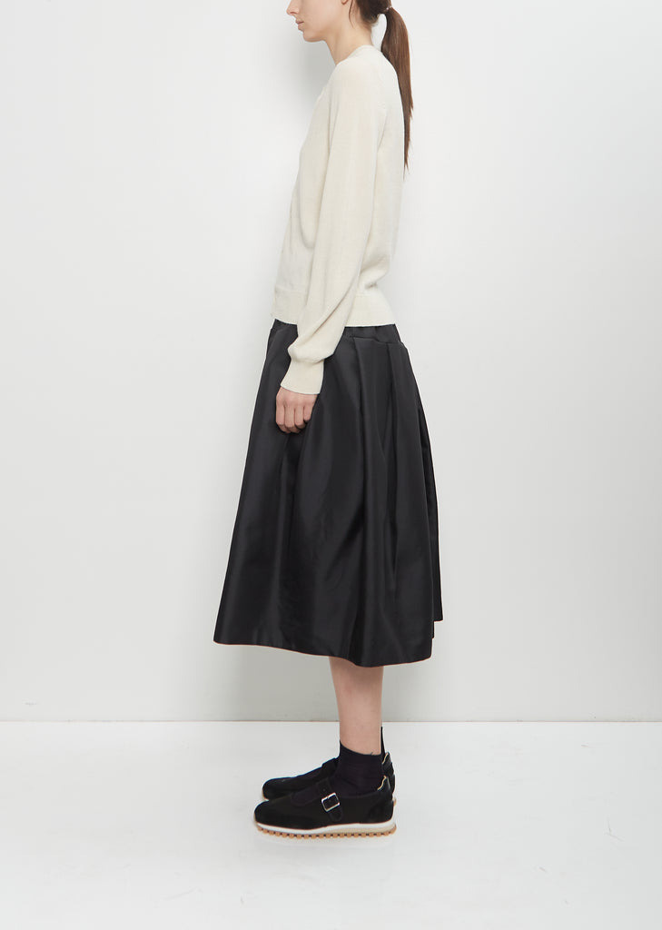 Cashmere Long Sleeve Cardigan — Off White