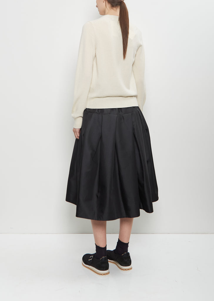 Cashmere Long Sleeve Cardigan — Off White