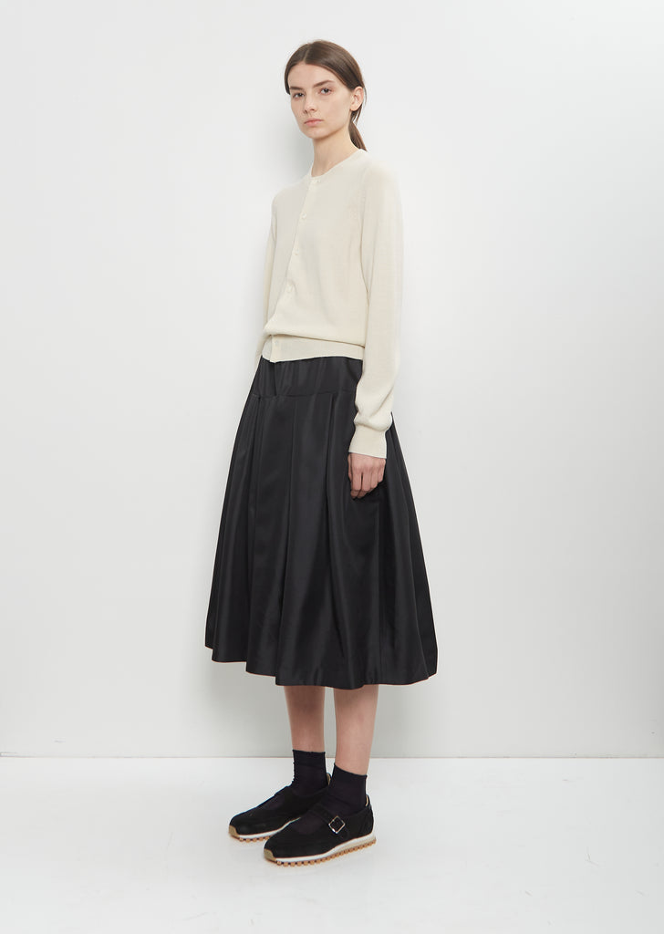 Cashmere Long Sleeve Cardigan — Off White