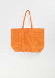 Washed Canvas 6 Pockets Tote M — Orange