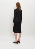 Pleated Long Sleeve Dress