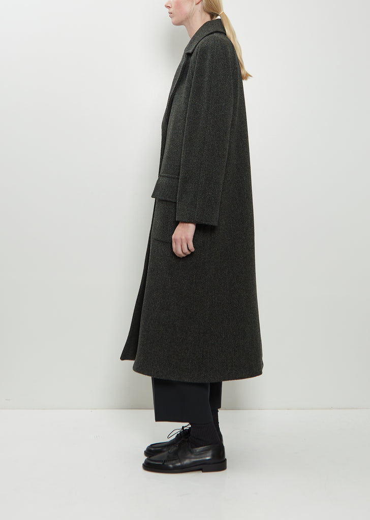 Raglan Wool Overcoat