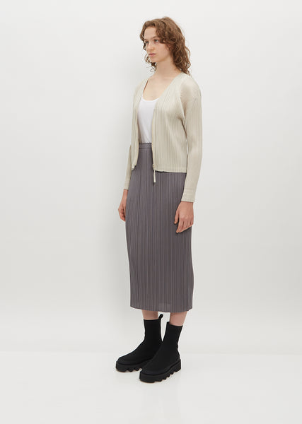 Pleated Midi Skirt – La Garçonne