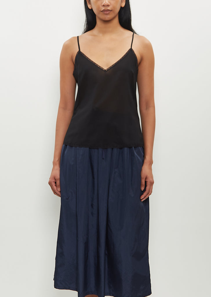V-Neck Camisole — Black