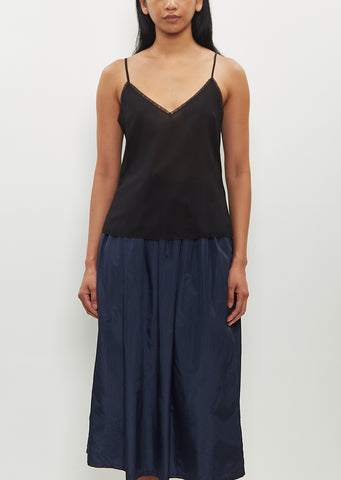 V-Neck Camisole — Black