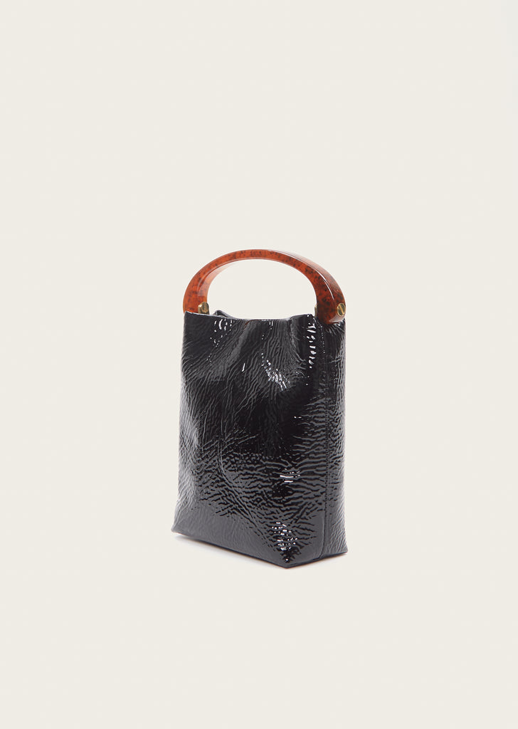 Handle Crisp Patent leather Bag