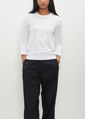 Long Sleeve Mini Boy T-Shirt — Optic White