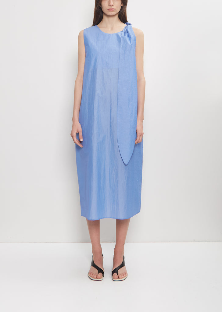 Bow Technical Cotton Dress