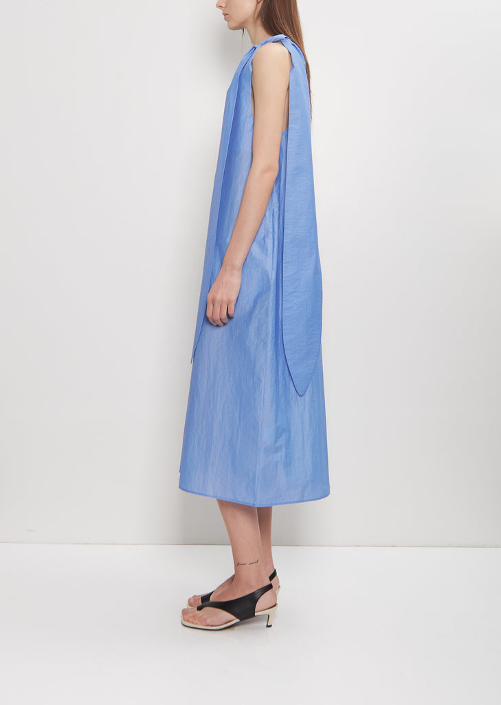 Bow Technical Cotton Dress