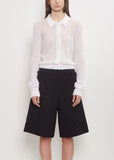 Mohair Jaki Cardigan — White
