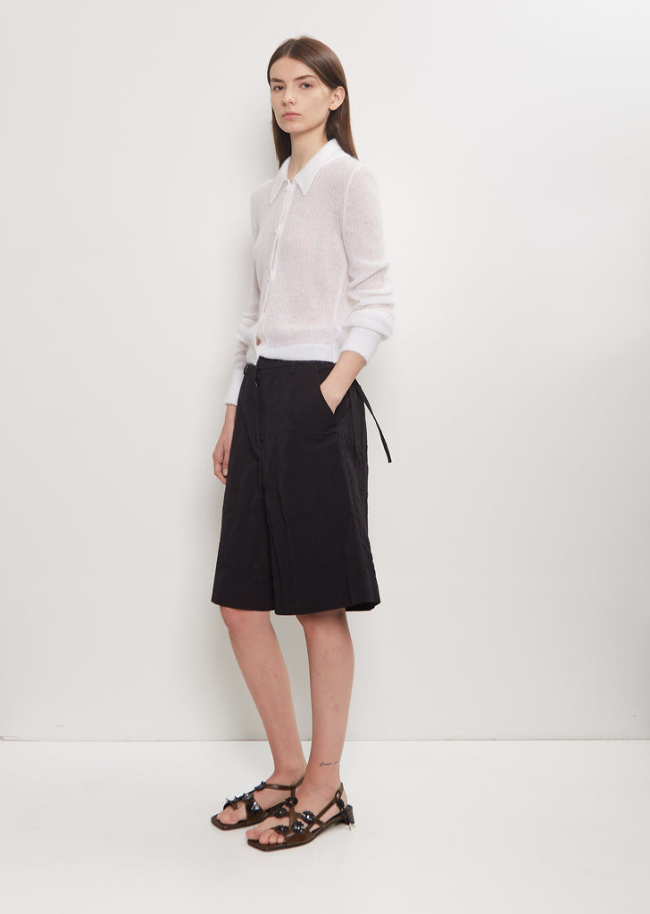 Mohair Jaki Cardigan — White