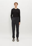 Slim Wool Blend Twill Pants