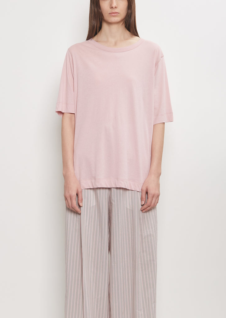 Cotton Hatro Short Sleeve T-Shirt — Light Pink