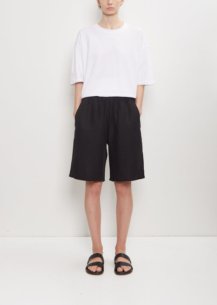 Linen Pull-On Shorts