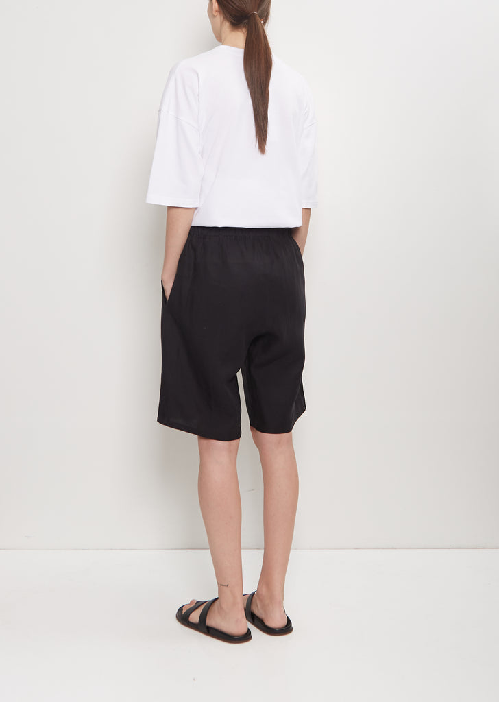 Linen Pull-On Shorts