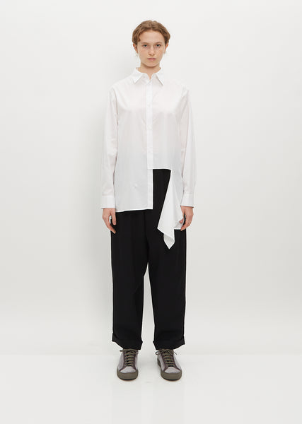 Slash Cotton Blouse – La Garçonne