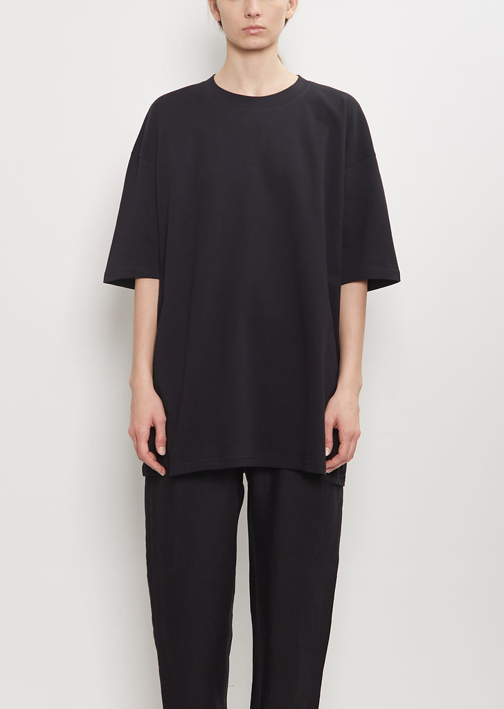 Organic Cotton Oversized T-Shirt — Black
