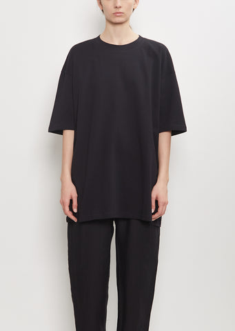Organic Cotton Oversized T-Shirt — Black