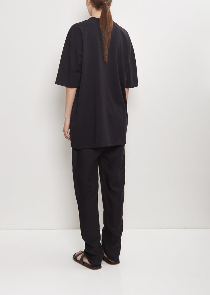 Organic Cotton Oversized T-Shirt — Black