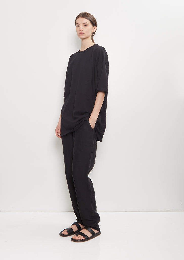 Organic Cotton Oversized T-Shirt — Black