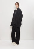 Cairo Washed Denim Kimono Jacket — Black