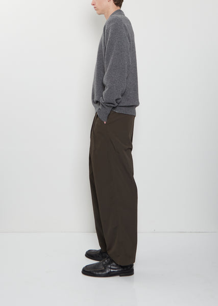 Extra Fine Wool Knit Polo — Grey – La Garçonne