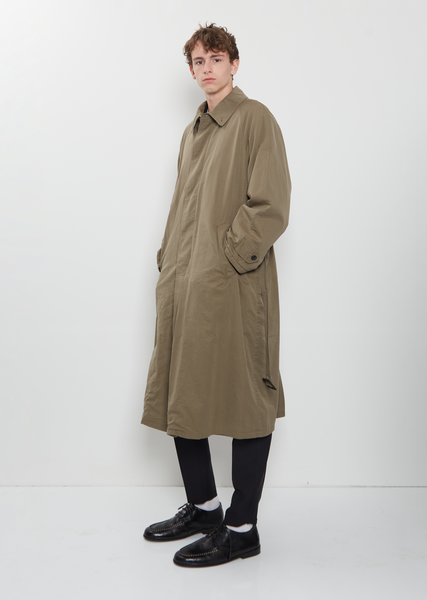 Cotton Rayon Vintage Padded Balmacaan Coat – La Garçonne