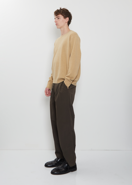 Windproof Nylon Wide Easy Trousers – La Garçonne