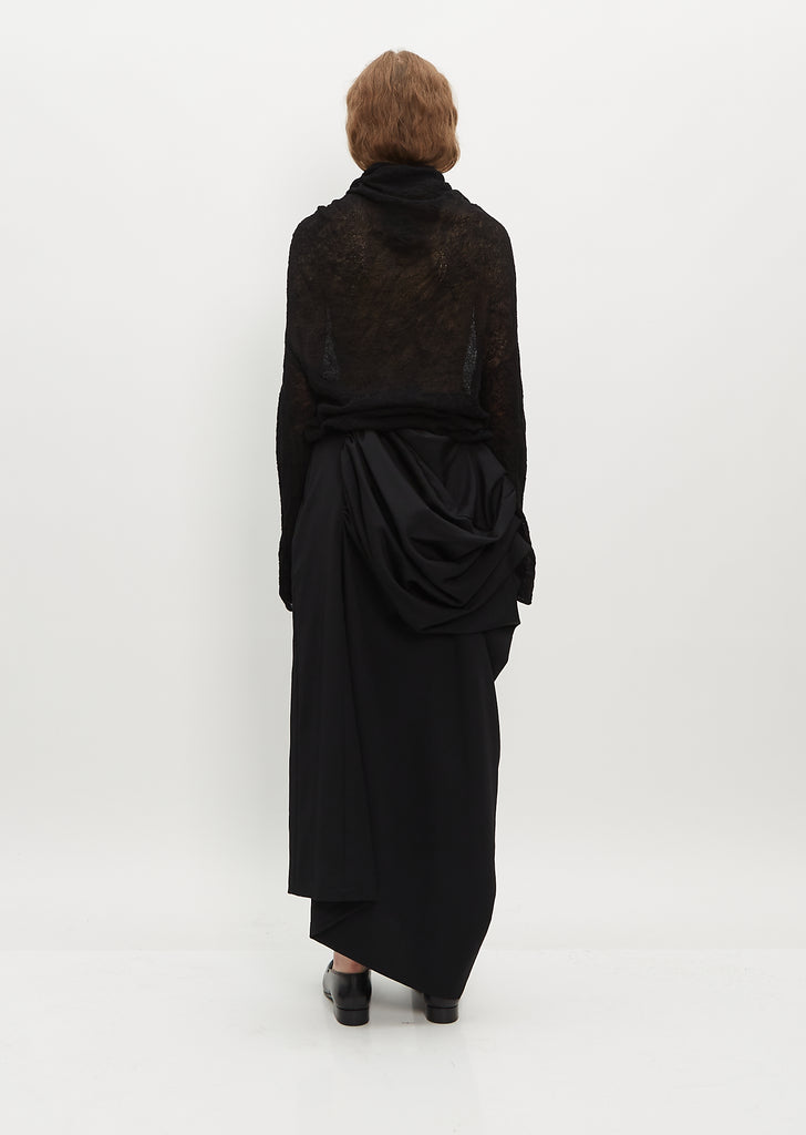 Draped Long Skirt